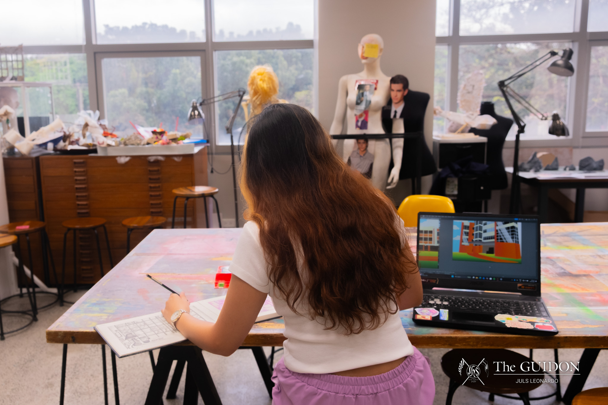 Creating spaces for art: How Fine Arts students bring color to Areté